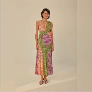 Farm Rio Mixed Cashew Knot Dress - NWT